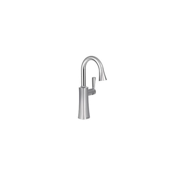 Chrome One-Handle Pulldown Bar Faucet